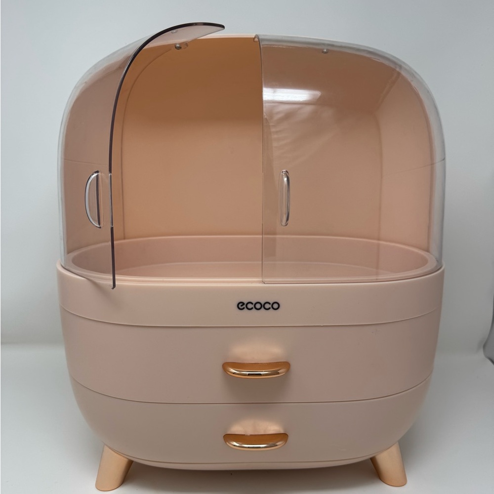 Peach Rose Gold Storage Organizer
